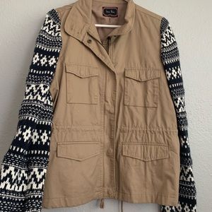 Utility Jacket, Tan Color